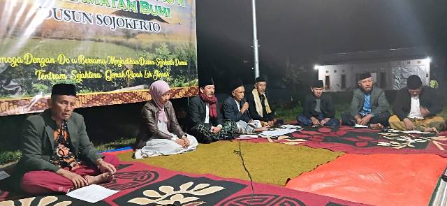 Menghadiri Doa Bersama dalam Rangka Menyambut Bulan Muharam dan Selamatan Bumi Dusun Sojokerto